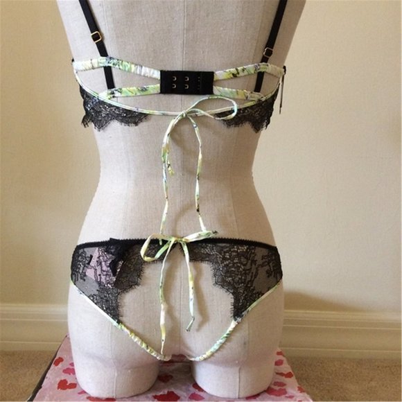 Victoria's Secret Black Label Metallic Teddy